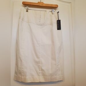 Express Ivory Pencil Skirt